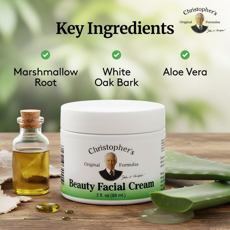 Christopher's Original Formulas Beauty Facial Cream, 2 oz (2 Pack) - Image 3